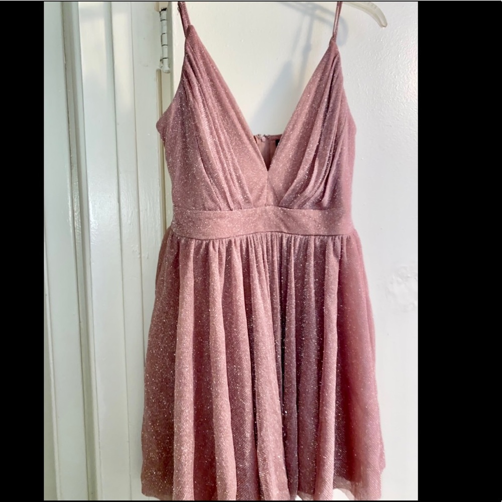 Windsor Pink Sparkly Dress Medium  Party Cocktail Glitter Dress